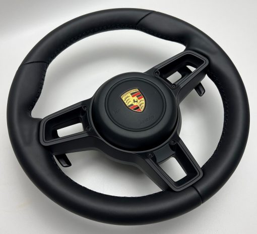 Porsche PDK + GT unique all black Lenkrad steering wheel 95B 958 991 997 982 718 – Bild 11