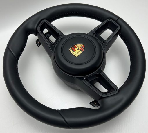 Porsche PDK + GT unique all black Lenkrad steering wheel 95B 958 991 997 982 718 – Bild 12