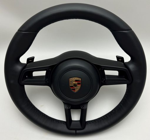 Porsche PDK + GT unique all black Lenkrad steering wheel 95B 958 991 997 982 718 – Bild 3