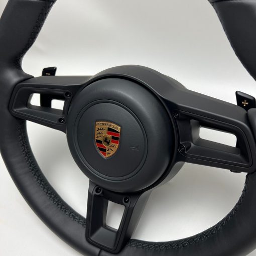 Porsche PDK + GT unique all black Lenkrad steering wheel 95B 958 991 997 982 718 – Bild 8