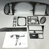Saab 900 2 Echt Ahorn Holz Set dark birds eye maple genuine wood trim moldings