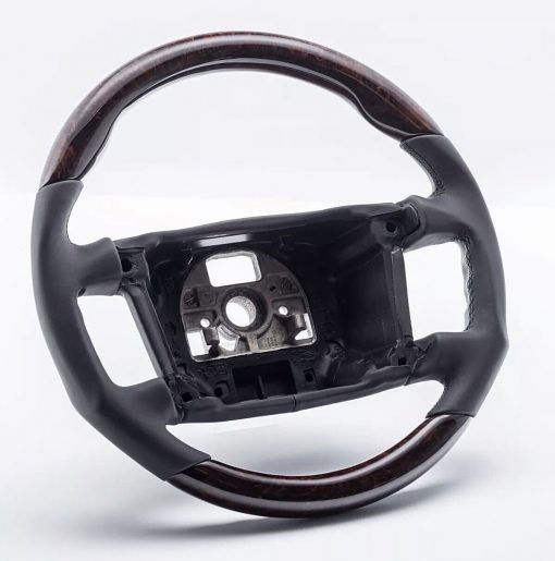Mansory Performance Lenkrad Wurzel Holz Bentley dark walnut burr steering wheel – Bild 3