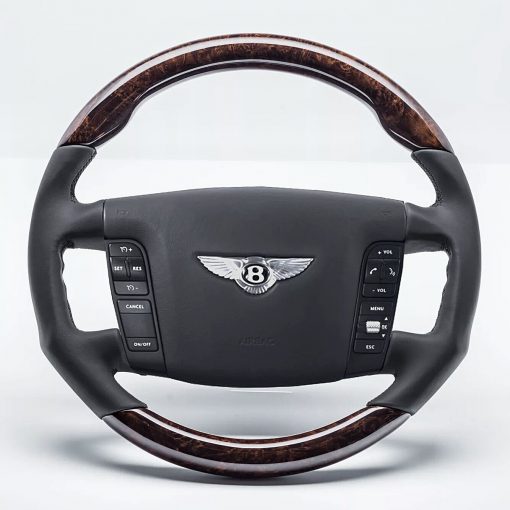Mansory Performance Lenkrad Wurzel Holz Bentley dark walnut burr steering wheel