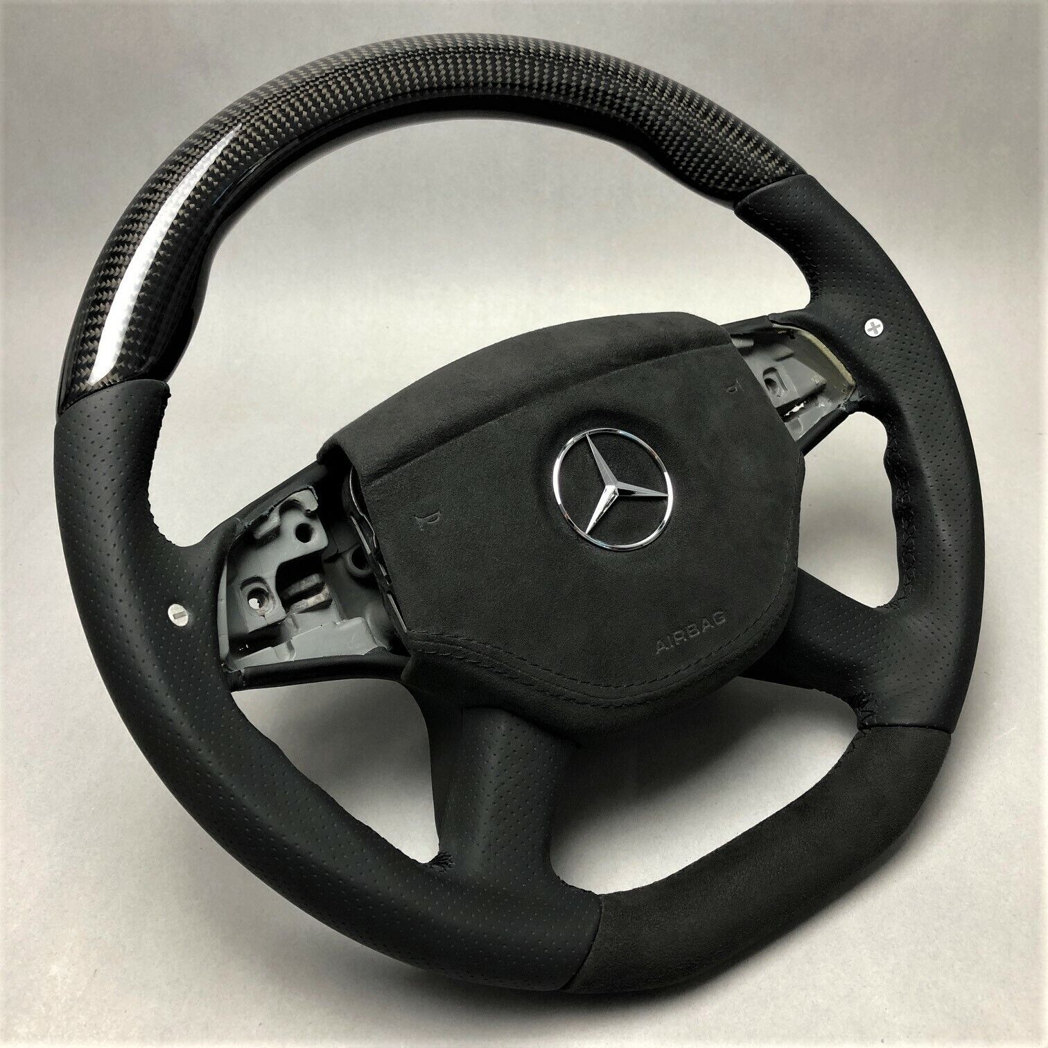 Mercedes W164 ML 63 AMG Carbon Alcantara SRS Lenkrad steering wheel + 4  Türen – Autoparts63