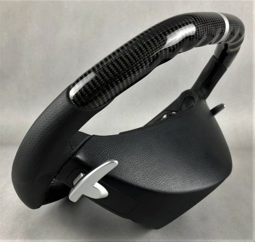 Mercedes AMG W203 C32 C55 Carbon Zierteile Lenkrad steering wheel interior trim – Bild 6