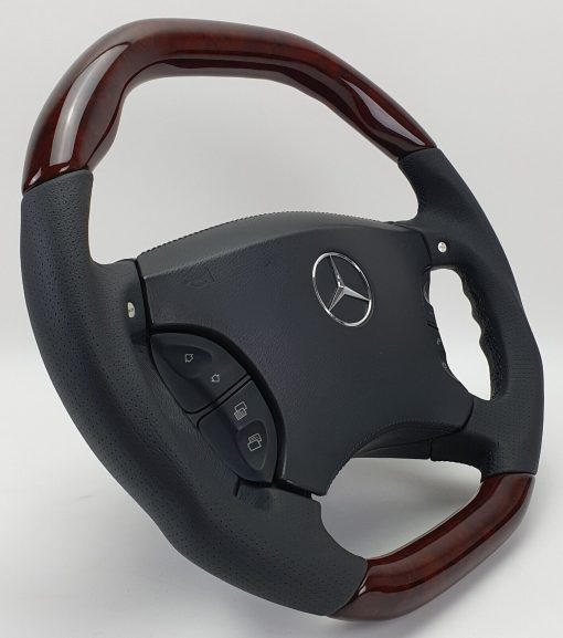 AMG W220 S55 S63 65 W215 CL55 63 65 OEM Holz Lenkrad wood shifter steering wheel – Bild 11