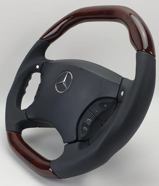 AMG W220 S55 S63 65 W215 CL55 63 65 OEM Holz Lenkrad wood shifter steering wheel – Bild 12