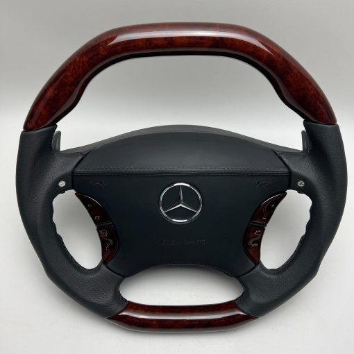 AMG W220 S55 S63 65 W215 CL55 63 65 OEM Holz Lenkrad wood shifter steering wheel – Bild 3