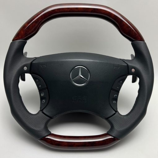 AMG W220 S55 S63 65 W215 CL55 63 65 OEM Holz Lenkrad wood shifter steering wheel – Bild 4