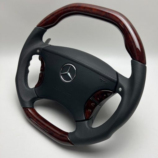 AMG W220 S55 S63 65 W215 CL55 63 65 OEM Holz Lenkrad wood shifter steering wheel – Bild 6