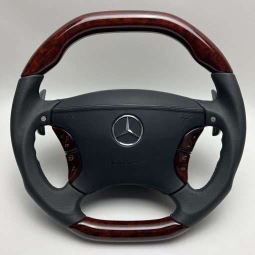 AMG W220 S55 S63 65 W215 CL55 63 65 OEM Holz Lenkrad wood shifter steering wheel
