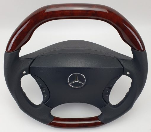 AMG W220 S55 S63 65 W215 CL55 63 65 OEM Holz Lenkrad wood shifter steering wheel – Bild 10