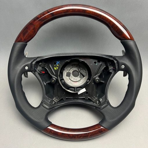 AMG W220 S55 S63 65 W215 CL55 63 65 OEM Holz Lenkrad wood shifter steering wheel – Bild 3