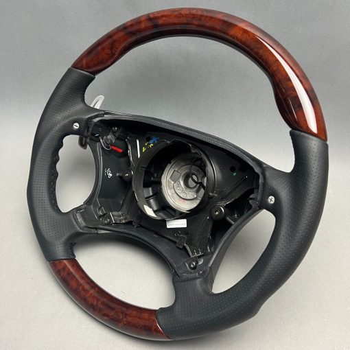 AMG W220 S55 S63 65 W215 CL55 63 65 OEM Holz Lenkrad wood shifter steering wheel – Bild 4