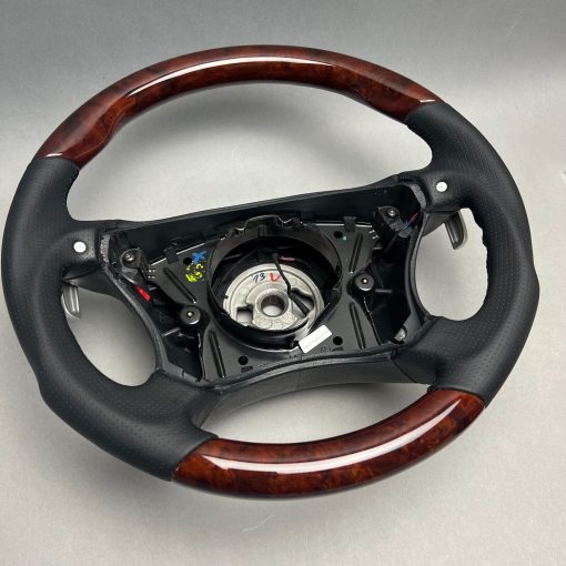 AMG W220 S55 S63 65 W215 CL55 63 65 OEM Holz Lenkrad wood shifter steering wheel – Bild 7
